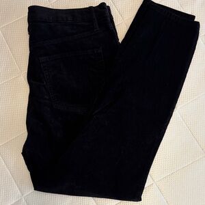 LOFT Black Corduroy Trousers